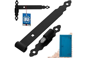 KOTARBAU® Ladenband Kloben Bandrolle Kugel Torband Türband Torscharnier Türscharnier Gartentorscharnier Ladenbänder Scharnier Links Rechts Top 300 mm