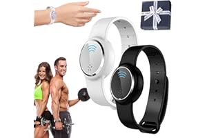 CYQFEI Sonicmotion Ultrasound Detox Energy Wristband, Sonicmotion Detox Watch, Ultrasonic Fat Blasting And Detoxing Wristband, Adjustable Ultrasonic Bracelets Weight Loss Wristband For Men And Women (2pcs)