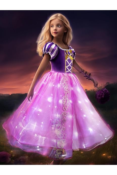 Princess Toys Light Up Princess Dress-up Clothes Beauty And Beast
