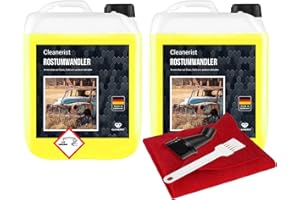 DIE SEIFENBLASE Cleanerist 2 x 5 litros de óxido con boquilla, eliminador de óxido, protección contra la corrosión, ácido fosfórico, eliminador de óxido, eliminador de óxido
