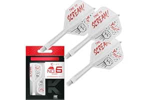 Target Japan Player Edition K Flex Flights and Shaft System, 3 Pack Kflex All In One Flights, Player Edition Dart Accessories, K-Flex Dart Shaft Short/Middle/Medium