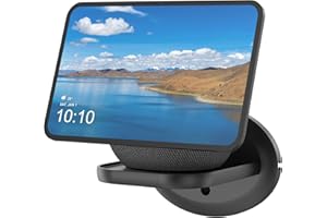 PlusAcc Supporto a muro per Show 8 (ultima generazione 2025) & Show 11 & Nest WiFi - Soluzione salva spazio per tutti gli altoparlanti fino a 7 kg Nero, Confezione da 1