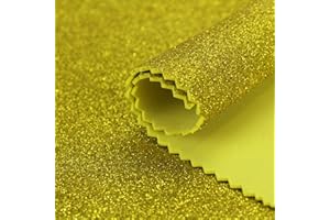 ALMACENES CASA ANGEL GOMA EVA GLITTER PURPURINA DE 90 CM ANCHO (ORO, 1 METRO)