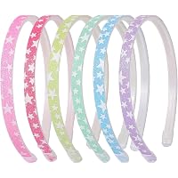 4 Stück Glitzer-Haarbänder Mit Zähnen – Regenbogen-Konfetti-Look, Elastisch, Für Frauen, Männer & Mädchen, Perfekt Für Partys & Sport