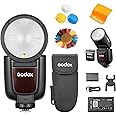 Godox V1Pro-F V1 Pro F TTL Camera Flash for Fuji, Godox V1-F Upgraded, 2.4G HSS 1/8000s Li-Ion 76Ws Round Head Flash, Innovative External Flash SU-1, Godox V1Pro for Fuji Cameras