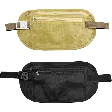 Marsupio Unisex Grande Impermeabile In Nylon - Borsa Da Viaggio Vita - Nero - Foto 2