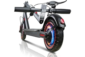 QnQ Trottinette Électriques, Moteur 500W, 8.5''/10'' Pneu Anti-crevaison, Batterie 7.8AH/10.4AH, autonomie de 25 à 35 km, 3 Modes, Maximum 25km/h, Double Frein, Double Amortisseur, avec APP, Max 120kg