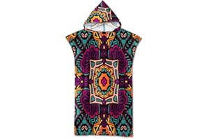 Odot Poncho Toalla con Capucha Adulto Natación Playa Surf Albornoz para Cambiarse de Ropa Toalla de Microfibra Albornoces Nadar Playa Baño Verano