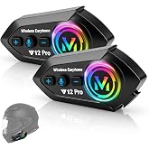 Avutrel Intercom Helmet Moto Duo BT5.4 500m IP56 Music Compatible | communication system, water resistance
