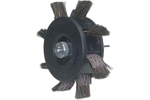 NORTON ABRASIVES - ST. GOBAIN Merit 8834111051 350-RP Sand-O-Flex Abrasive Wheel, Round Shank, Aluminum Oxide, 6-1/2" Diameter x 1" Width, Grit 80 (Pack of 1)