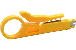 Art Deco Emporium IDC Wire Stripper Insertion Tool, Yellow