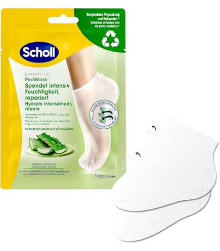 Masque Hydratant Pour Pieds Dr. Scholl's à L'huile De Coco - Chaussettes Hydratantes Sans Colorant, Neuf