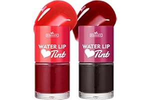 Lestpola Juego de 2 colores de tinte de labios, color vivo, brillo de larga duración, resistente al agua, antiadherente, líquido, tinta para Labios, maquillaje coreano y de color de labios 05+06