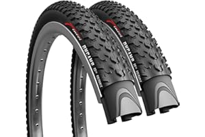 Fincci Copertone mtb 27.5 x 2.10 Pollici - Coppia Pneumaticos Pieghevole 27.5 Strada 60 TPI, Gomme mtb Oncamp 27,5 per Bici Elettrica, Ibrida MTB, Mountain bike 55-584 - Confezione da 2