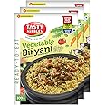 Tasty Nibbles Ready to Eat Vegetable Biryani 300g| Open Heat & Eat | Vegetarian | No Added Preservatives | Japanese Retort Technology [Pack of 3]