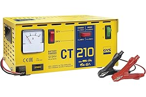 GYS - CT 210 - CHARGEUR DE BATTERIE TRADITIONNEL - 12/24V