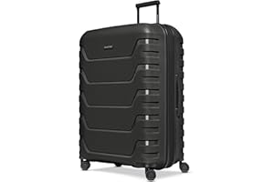 SMARTBOX Hartschalen Check-in Koffer | Großer XL Trolley 52 x 33x 76 cm von 111 auf 120 Liter erweiterbar | aus hochwertigem Polypropylen | 4 Doppelrollen & TSA-Schloss | leichte 4,2 kg (Edition 01)