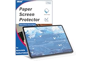 [2 Unités] Paperfeel Protection Écran pour iPad Air 5/4 10,9 Pouces, iPad Pro 11 Pouces (2022,2021,2020 et 2018), XIRON Protection PET d’écran Mate Pour Dessiner, Anti-Reflet/Anti-empreintes