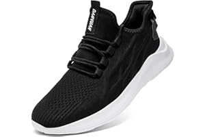 QIJGS Mens Trainers Running Walking Shoes Tennis Jogging Gym Fitness Sneakers