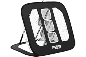 GOGOGO SPORT VPRO Red Golf Practicas Jardin Entrenamiento Interior Exterior, Red Chipping de Golf Emergente Duradera Práctica de Swing, 3 Blancos, Plegable, Fácil De Montar