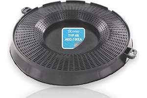 DL-pro Filtro de carbón para campana extractora AEG Electrolux 9029793610 E3CFT48 EHFC48 Typ48 AMC037 Nyttig FIL900 Whirlpool 484000008783