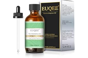 EUQEE Aceite Esencial Sandía 60ml, Aceites Esenciales para Humidificador, Aceite de Sandía Aceite Perfumado para Aromaterapia, Relajación, Velas