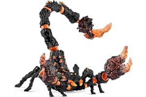 SCHLEICH ELDRADOR Creatures | Lavaskorpion 70142 | ELDRADOR Monster Spielfigur mit beweglichen Greifzangen und Stachel | tolles Geschenk für Mädchen und Jungen | ab 7 Jahre | 21 x 14 x 14 cm