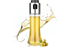 MAFITI Vaporisateur d'huile en acier inoxydable - Multifonctionnel - Pour la cuisson, le barbecue, les pâtes, les salades - 180 ml