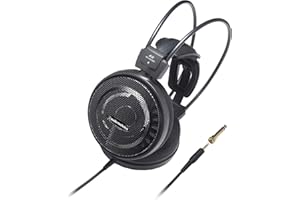 Audio-Technica ATH-AD700X Audiofilskie słuchawki nauszne na świeżym powietrzu lekkie (czarne)