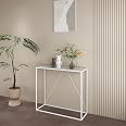 ChooChoo Tavolo Da Divano Stretto Console 101,6 Cm Nero – Con Ripiano Portaoggetti - 3