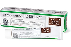 Fiocchi di Riso - Crema seno CLEMULINA - 15ml - ALLATTAMENTO - Lenisce ed elasticizza seno e capezzolo, previene irritazioni e screpolature.