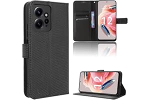 Rojeuinn Cover per Honor Magic 4 Pro custodie, Premium Portafoglio Magnetica Flip Case,Custodia con fibra di carbonio -Nero
