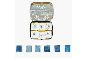 CSY ART GALLERY CSY galerie d'art Ensemble de peinture aquarelle métallique faite à la main Palette de couleurs à l'eau nacrée Teintes nacrées, pour illustrations, calligraphie, (Mermaid Coast)