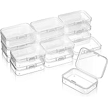 Rayher 3902300 Boite De Rangement Plastique, 14 Sections Pratiques, Transparent