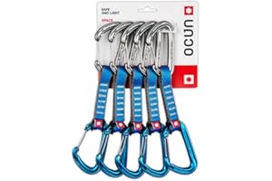 Ocun Hawk QD Wire PA 16 5-Pack dégaines d'escalade, Uni, 10cm