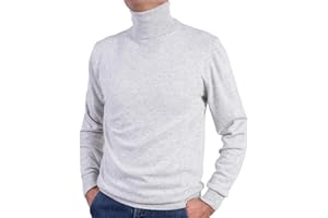 MARENZA Dolcevita Uomo Misto Cashmere Collo Alto Made in Italy Maglione Pullover Manica Lunga Lana Merino Cachemire Maglioncino Nero Beige Blu Grigio Maglia Regalo Abbigliamento Inverno