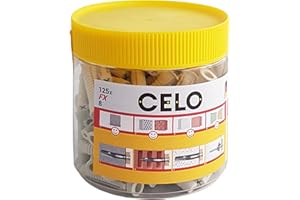 CELO Apolo Mea 96Expfx - Taco de Nylon Tipo Fx 6 En Bote Plástico 300 Pcs Por Bote, 1 Unidad