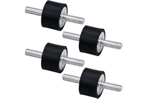 Demason 4 pezzi M8 Ammortizzatori in Gomma, Ammortizzatore Gomma, Supporti Isolanti Antivibrazione in Gomma, Bobine Silentblock Anti Vibrazione, per Barca Auto