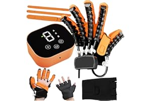 XGXHIN Guanti robotici per Il Recupero da Ictus, Trainer di Riabilitazione Regolabile per Le Dita per emiplegia, artrite, Mano Destra e Sinistra