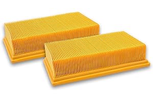vhbw 2x filtro a pieghe piatte compatibile con aspirapolvere aspiraliquidi Flex S-36, S-47, S36, S47, VCE 35 L AC, VCE 45 H AC, VCE 45 M AC