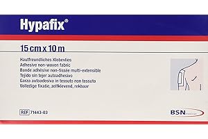 BSN MEDICAL HYPAFIX - Vendaje de retención para apósitos, autoadhesivo para partes del cuerpo en movimiento continuo, 150mmx10m, 1 pieza, 59512