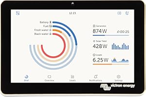Victron Energy GX Touch 50, Écran d'Affichage pour Cerbo GX (Étanche)