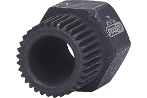 KS Tools 150.3104 Flertandad insats 22,0 mm, 33 tandad, genomborrad