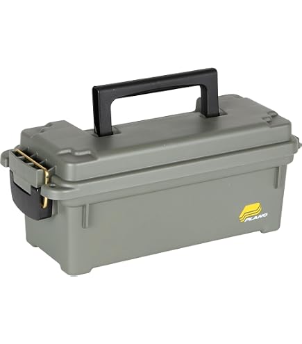 PLANO Shot Shell Case,20-Gauge, 25-rounds, Yellow, Shotgun ammunition case, Shotgun cartridge holder, Shotgun shell boxAmmunition organizer
