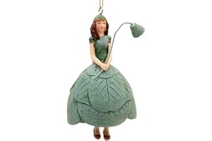 ‎ROSEMARIE SCHULZ HEIDELBERG Blumen Mädchen Figur Eukalyptus Deko zum Hängen Flower Fairy Dekofigur Blumenfigur Skulptur Blumenkinder