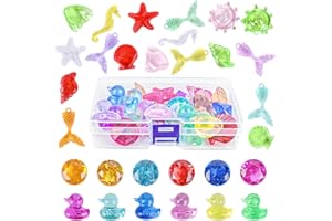 StarryTiger Klejnoty do nurkowania dla dzieci, 30 sztuk klejnotów do nurkowania, zabawki do nurkowania dla dzieci, zwierząt morskich i kamieni szlachetnych, podwodne zabawki do basenu, kamień