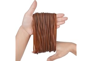 NUTTDOO Large Elastic Rubber Bands,50PCS Heavy Duty Strong Elastic Bands Wide Rubber Band for Office Supply School Home, Securing Trash Can Garbage Cans, File Folders, 20cm/ 7.87inch