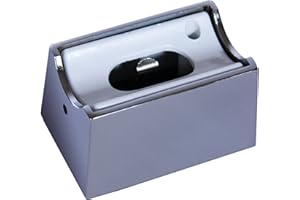 NCC-LICHT Heitronic Linestra Lampe pour Osram Douille S14d RALINA un socle en métal – Couleur Chrome – Applique Miroir pour Applique murale et de grande qualité