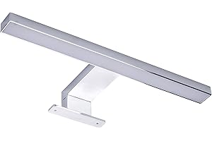 ONLI - Applique per Specchio con LED Integrato, 4.5 W, Cromo, 30 x 11 x h 4 cm