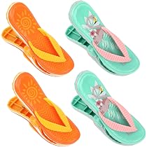 Confezione da 4 clip per asciugamani per sedie da spiaggia